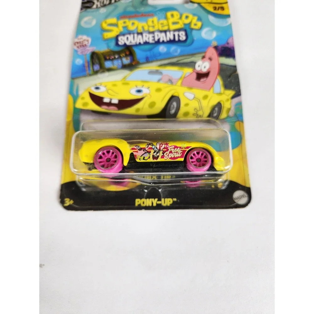 Hot Wheels SpongeBob SquarePants 25th Anniversary Set of 3 Pony-Up Second Wind